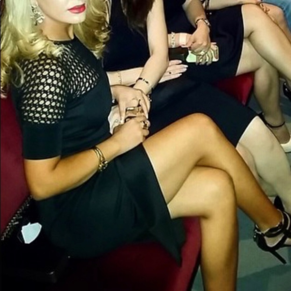 Black halo dress